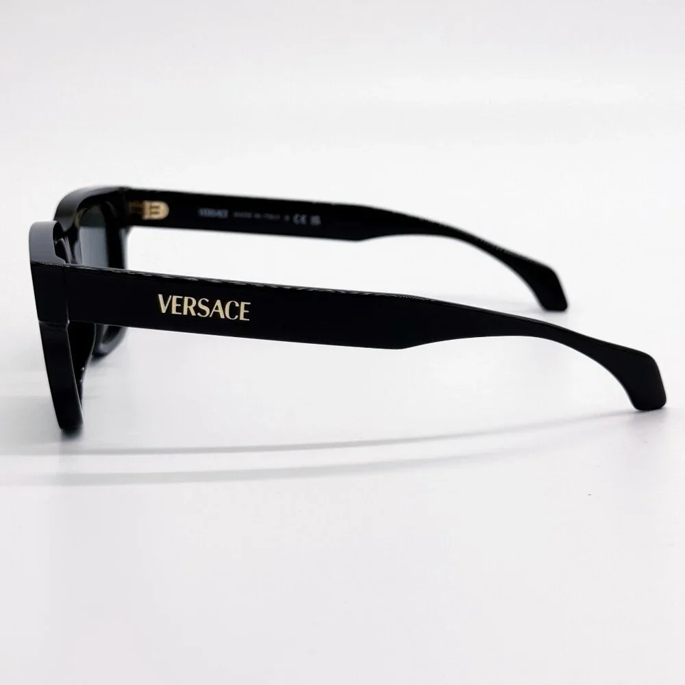 NEW VE4486 GB1/87 VERSACE SUNGLASSES UNISEX BLACK EYEWEAR MOD 4486